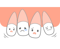 歯並びの悪い歯